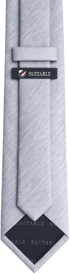 Suitable Zijde Stropdas Two Toned Blauw - Foto 3