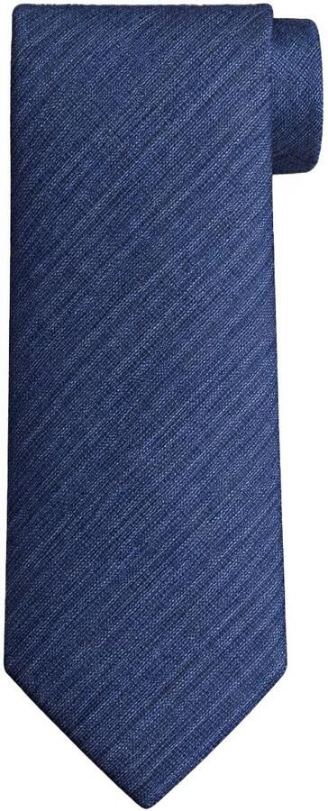 Suitable Zijde Stropdas Two Toned Donkerblauw