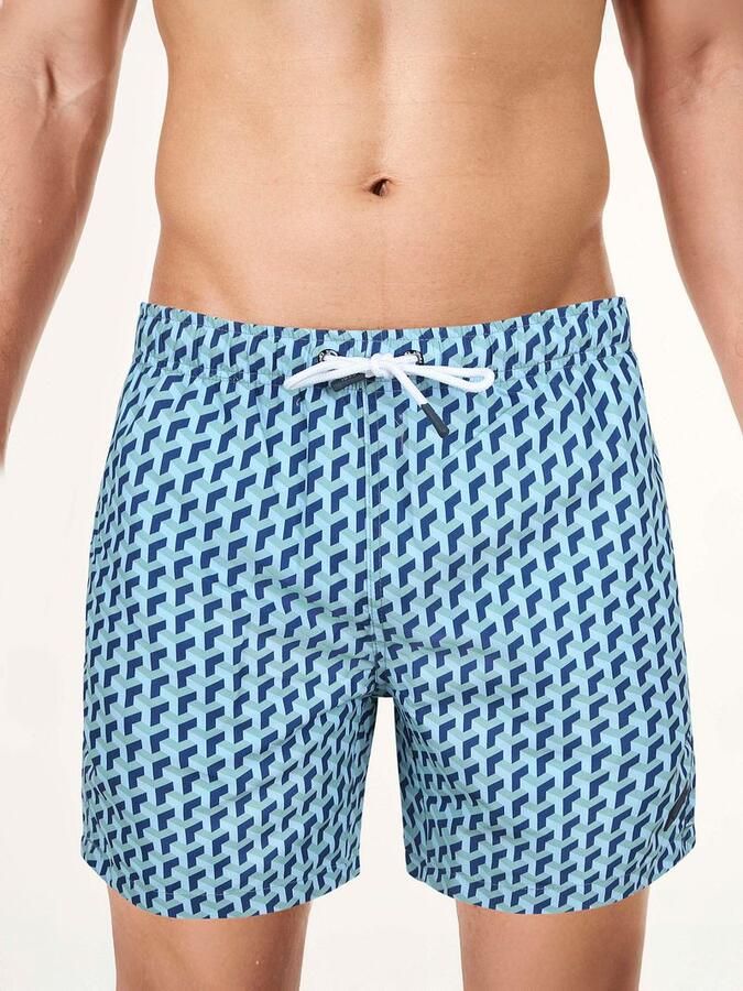 Suitable Zwembroek Print Blauw - Foto 5