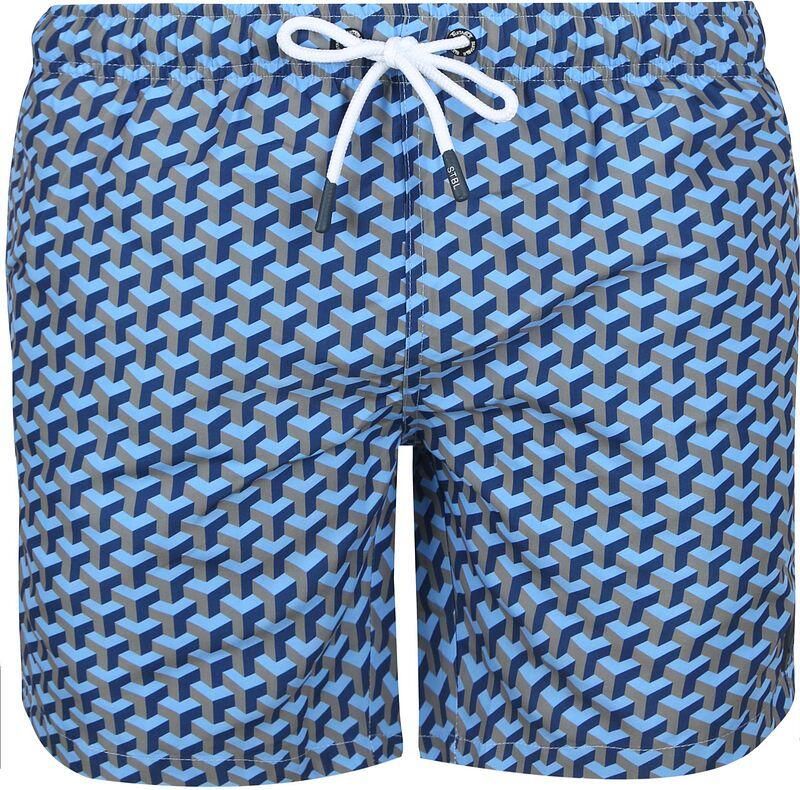 Suitable Zwembroek Print Navy