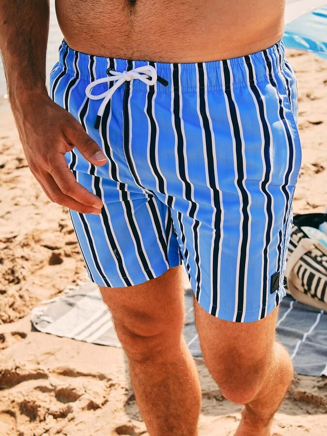 Suitable Zwembroek Stripe Blauw - Foto 2