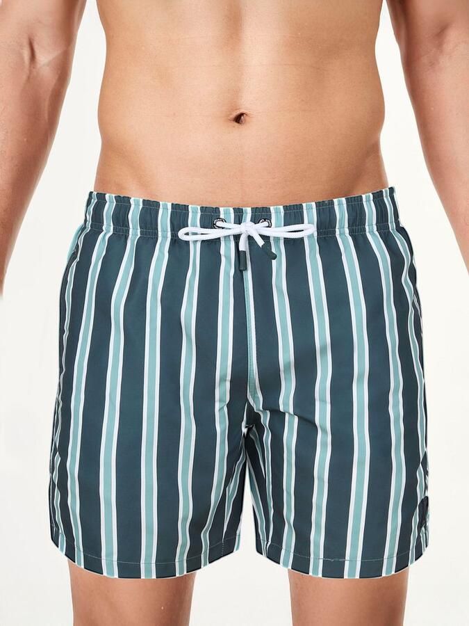 Suitable Zwembroek Stripe Groen - Foto 5