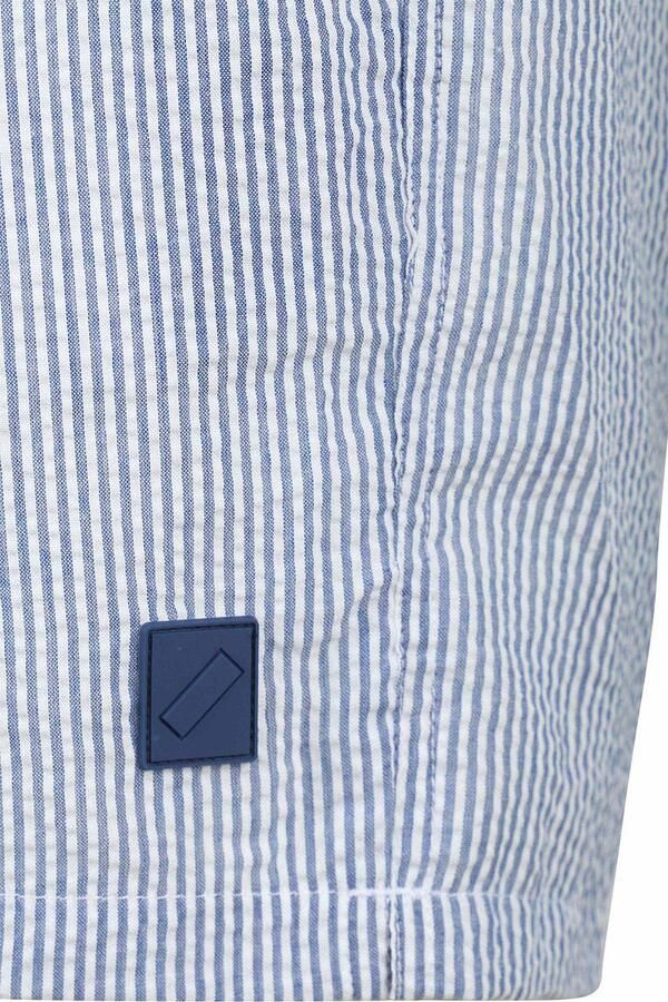 Suitable Zwembroek Stripe Seersucker Blauw - Foto 5