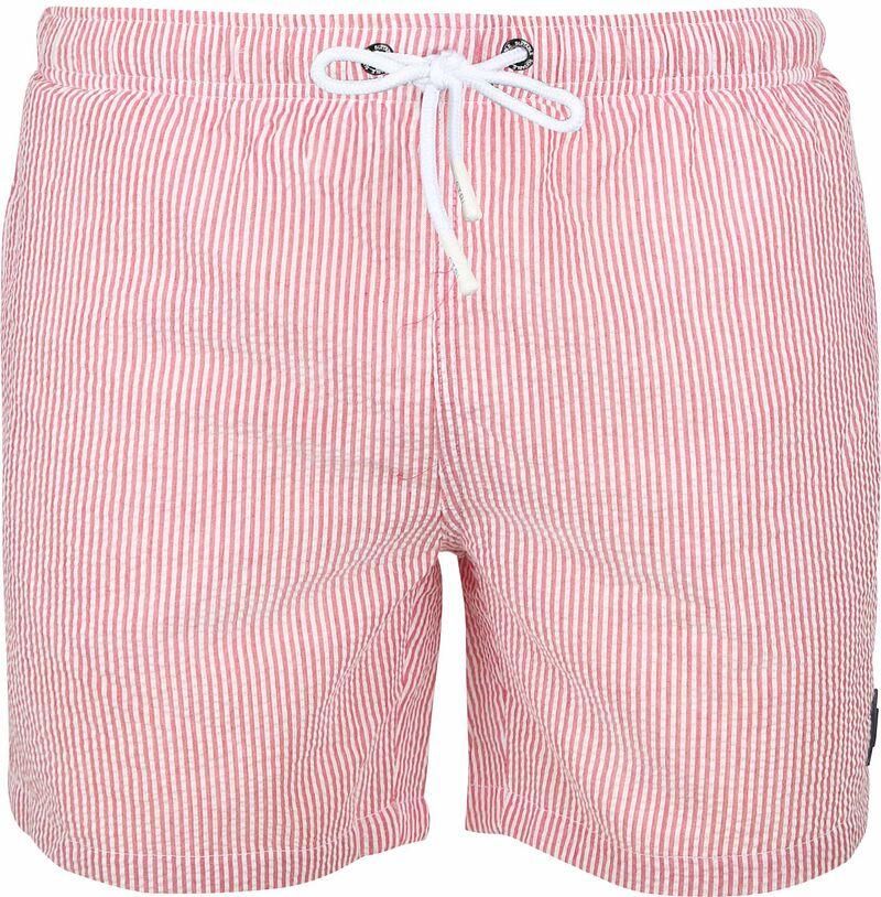 Suitable Zwembroek Stripe Seersucker Rood - Foto 3