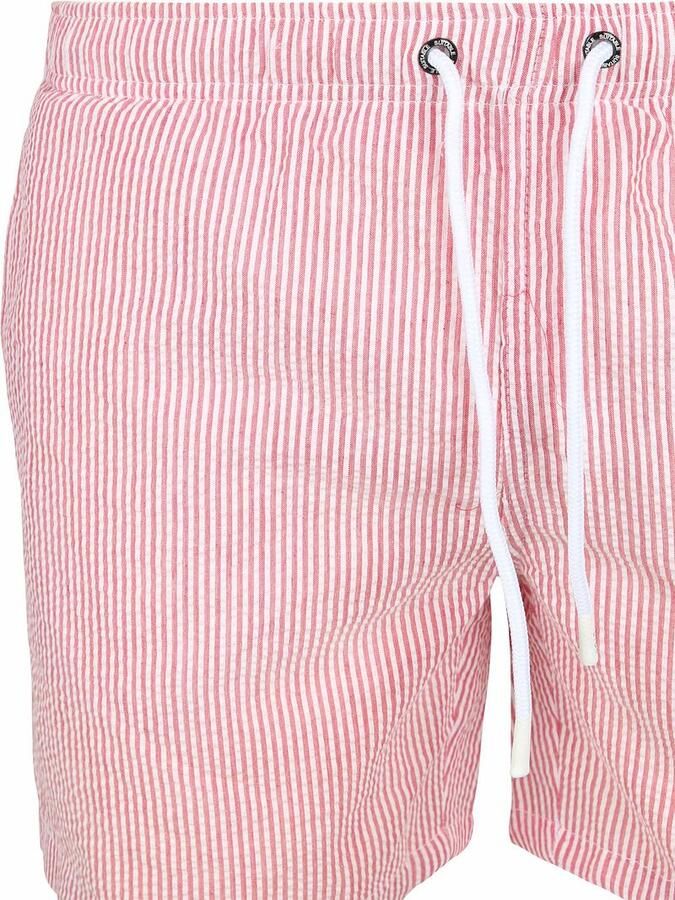 Suitable Zwembroek Stripe Seersucker Rood - Foto 4