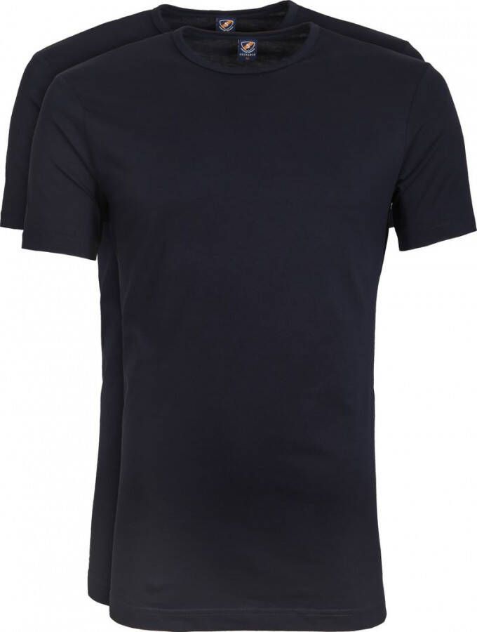 Suitable Ota T-Shirt Ronde Hals Navy 2-Pack
