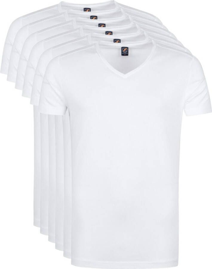 Suitable Vitasu T-Shirt V-Hals Wit 2-Pack - Foto 1
