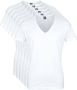 Suitable Vitaru T-Shirt Diepe V-hals Wit 2-Pack - Thumbnail 1