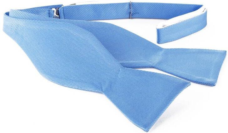 Suitable Zelfstrikker Zijde Blauw F02