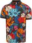 Sun68 Bloemenprint Polo Shirt voor Heren Multicolor Heren - Thumbnail 1