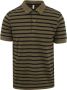 Sun68 T-shirt Poloshirt Strepen Groen - Thumbnail 1