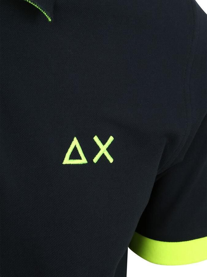 Sun68 Poloshirt Big Logo Fluo Navy - Foto 2