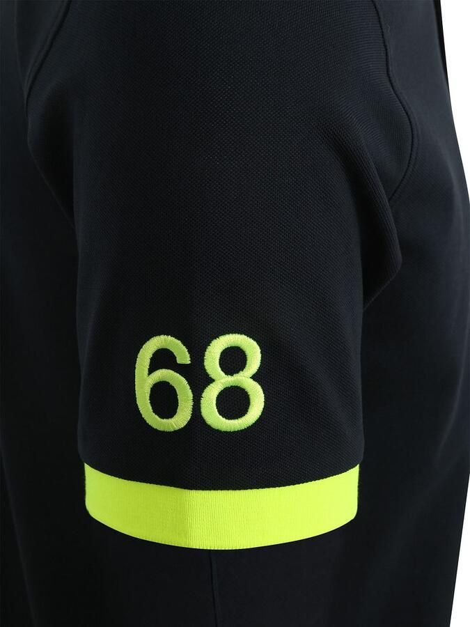 Sun68 Poloshirt Big Logo Fluo Navy - Foto 3