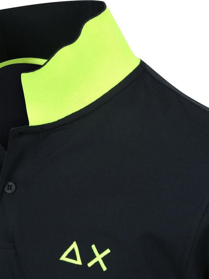 Sun68 Poloshirt Big Logo Fluo Navy - Foto 4