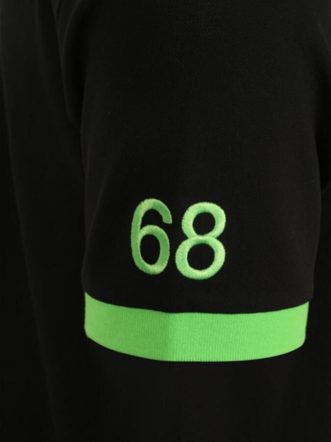 Sun68 Poloshirt Big Logo Fluo Zwart - Foto 3
