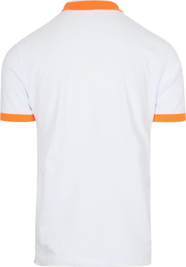 Sun68 Poloshirt Big Stripe Fluo Wit - Foto 3