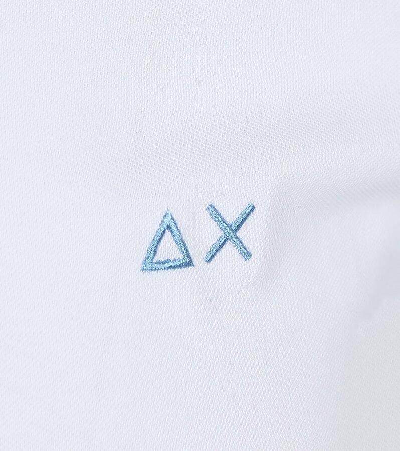 Sun68 Poloshirt Color Way Wit