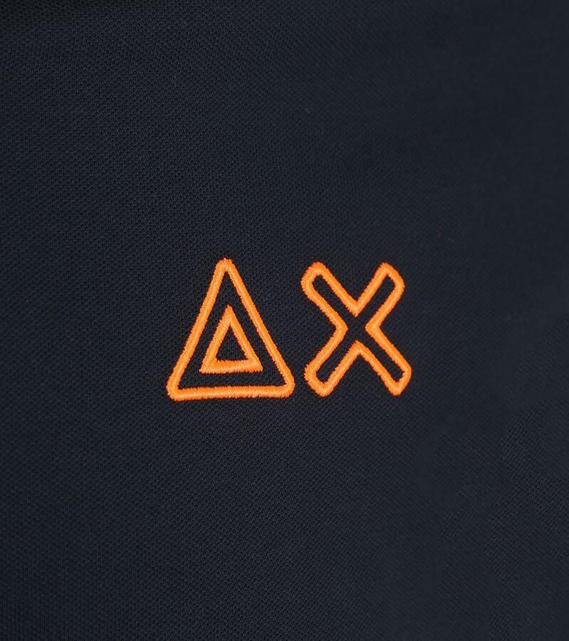 Sun68 Poloshirt Logo Fluo Navy - Foto 2