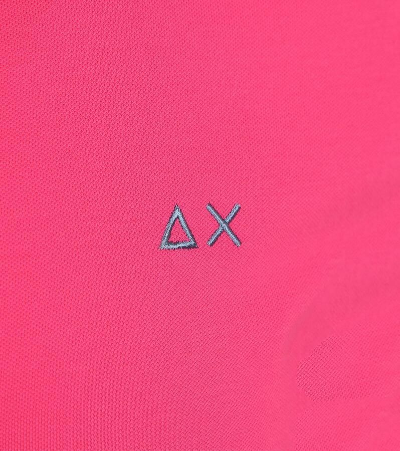 Sun68 Poloshirt Small Stripe Collar Roze - Foto 2
