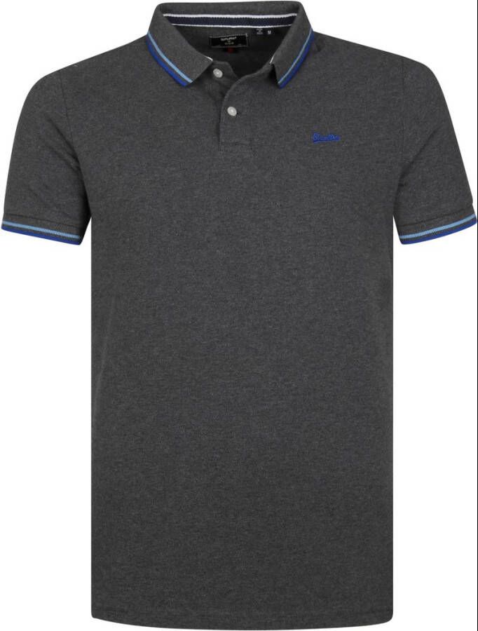 Superdry Classic Polo Pique Donkergrijs