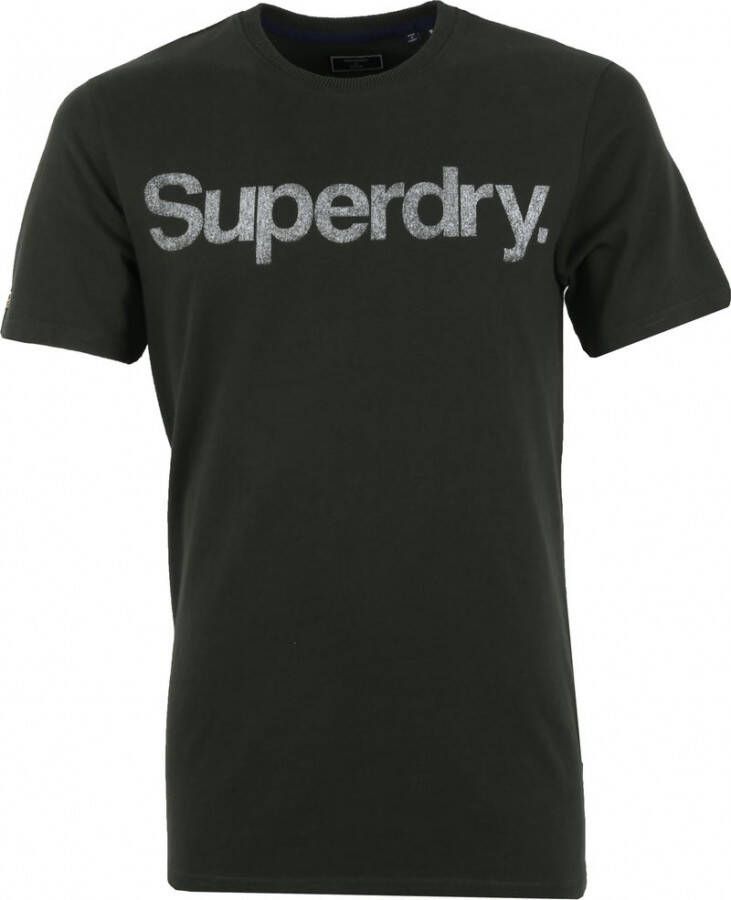 Superdry Classic T-Shirt Logo Olijfgroen