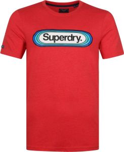 Superdry Classic T-Shirt Logo Rood