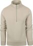 Superdry Essentiële halve rits sweatshirt Beige Heren - Thumbnail 1