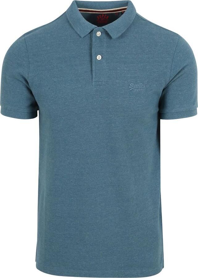 Superdry regular fit polo Classic Pique met logo 1af