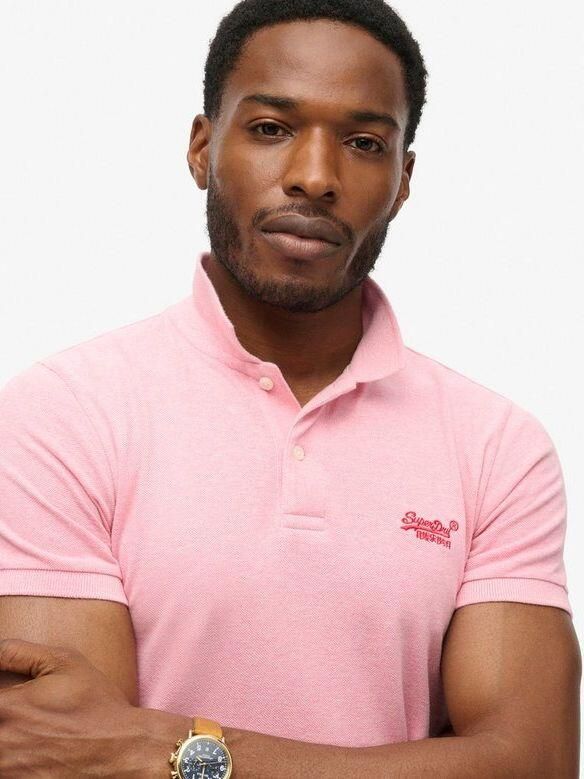 Superdry regular fit polo Classic Pique met logo rei - Foto 3