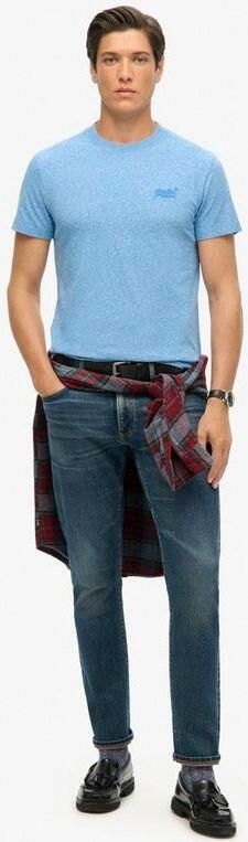 Superdry T-shirt met korte mouwen Vintage Logo Emb Blauw Heren - Foto 13