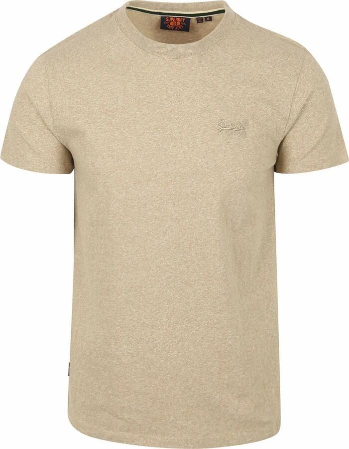 Superdry Beige T-shirts en Polos Klassieke Collectie Beige Heren - Foto 3
