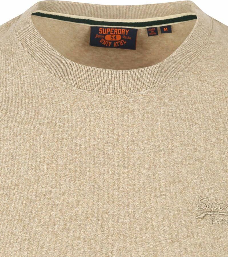 Superdry Beige T-shirts en Polos Klassieke Collectie Beige Heren