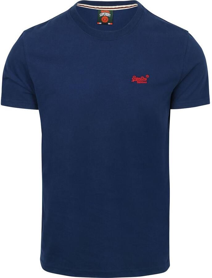 Superdry Shirt met ronde hals ESSENTIAL LOGO EMB TEE