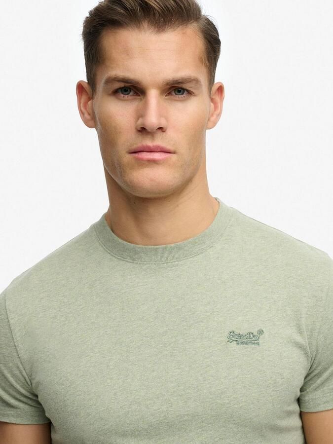 Superdry Essential T-Shirt Melange Groen - Foto 2