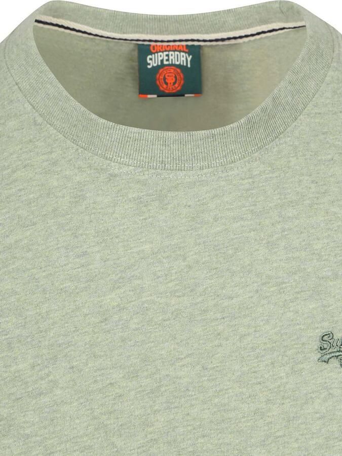 Superdry Essential T-Shirt Melange Groen - Foto 3