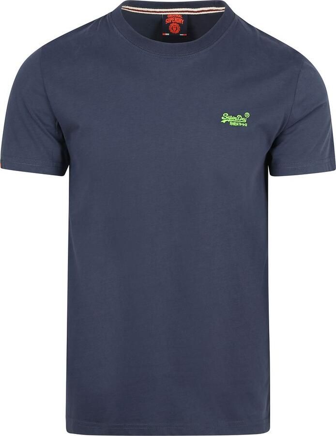 Superdry T-shirt Korte Mouw Essentieel EMB-T-shirt met logo