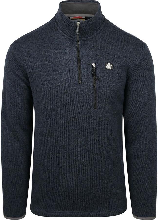 Superdry Half Zip Pullover Fleece Navy