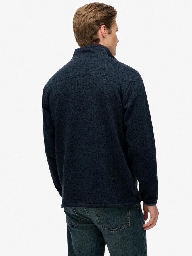 Superdry Half Zip Pullover Fleece Navy - Foto 3