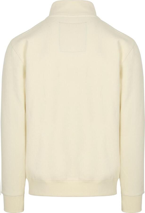 Superdry Half Zip Pullover Henley Essential Ecru - Foto 3