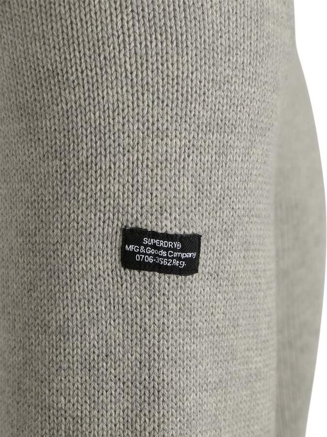 Superdry Sweater Half Zip Trui Heavy Grijs - Foto 4