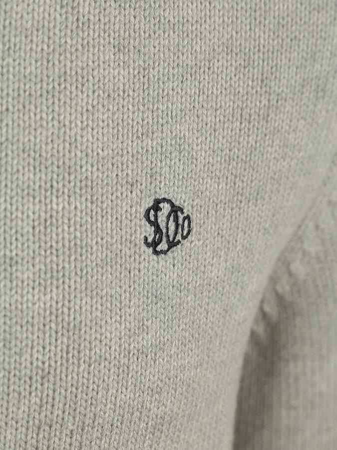 Superdry Sweater Half Zip Trui Heavy Grijs - Foto 3