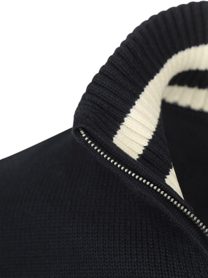 Superdry Gebreide trui COTTON KNIT HENLEY - Foto 4