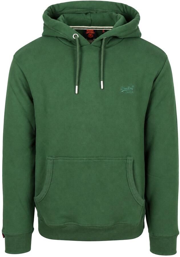 Superdry Sweater Hoodie Logo Essential Rich Boston Green - Foto 4