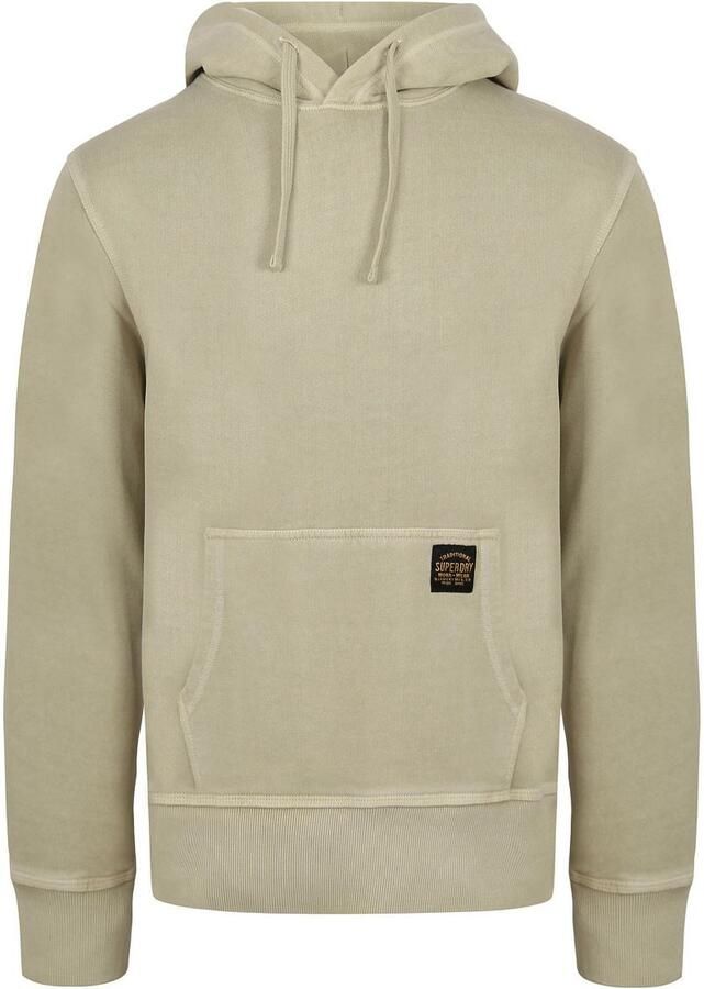 Superdry Beige Hoodie Slim Fit Katoen Beige Heren - Foto 4