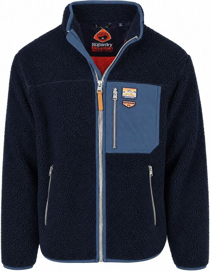Superdry Vintage Retro Full-Zip Fleece Heren - Foto 2