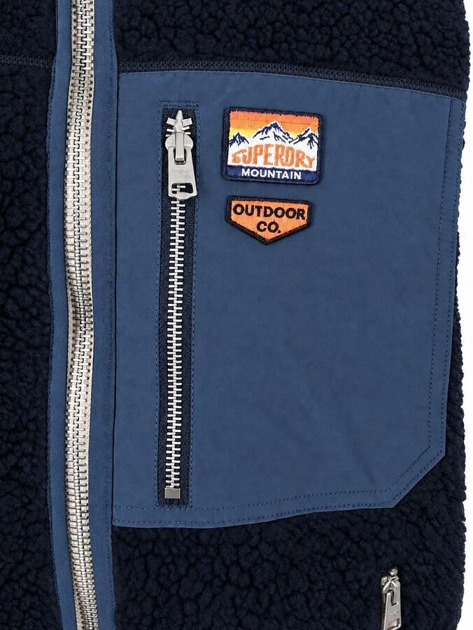 Superdry Vintage Retro Full-Zip Fleece Heren - Foto 4