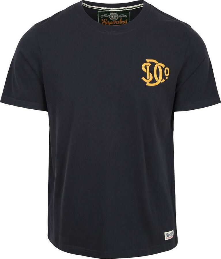 Superdry Neon Relaxed T-Shirt Navy