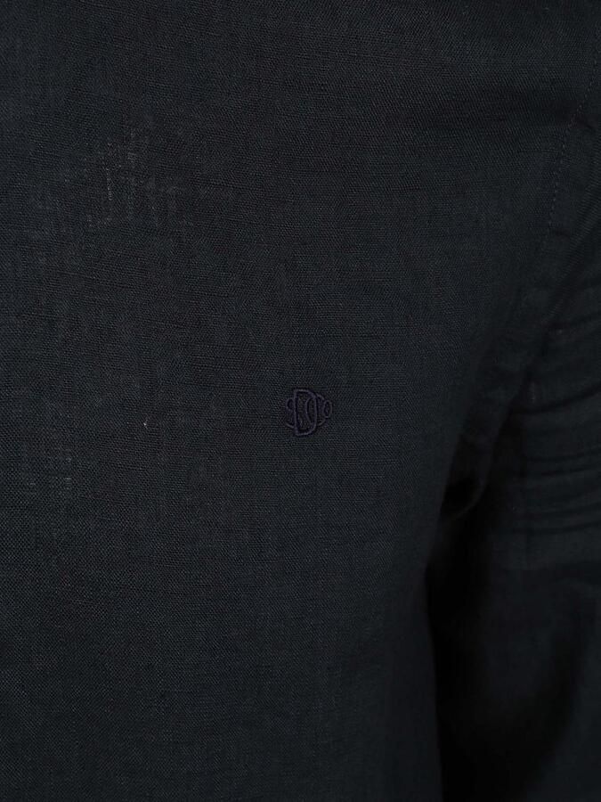 Superdry Overhemd Riviera Linen Classic Eclipse Navy - Foto 3