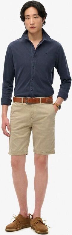 Superdry Overhemd Vintage Destroy Pique Sailing Navy - Foto 5