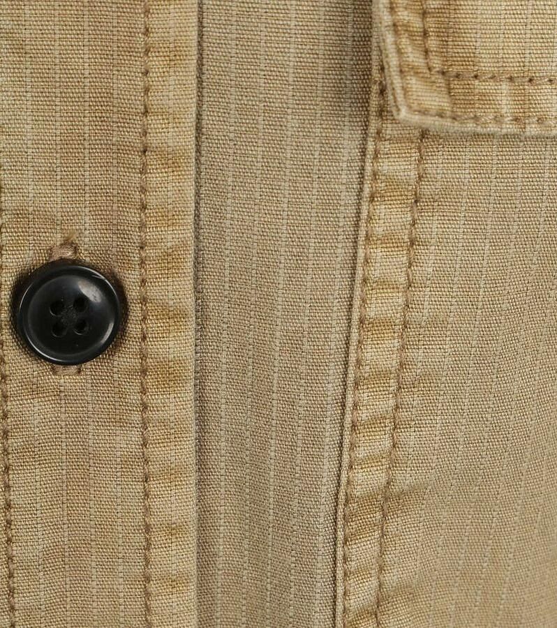 Superdry Katoenen Overhemd Lange Mouwen Herfst Winter Beige Heren - Foto 2